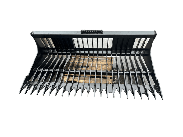 BUCKET GP - SKELETON 73,1849 mm, Plate Tine Style - SKSBPT - 73 - Skid Steer Skeleton Bucket - Bedrock Attachments