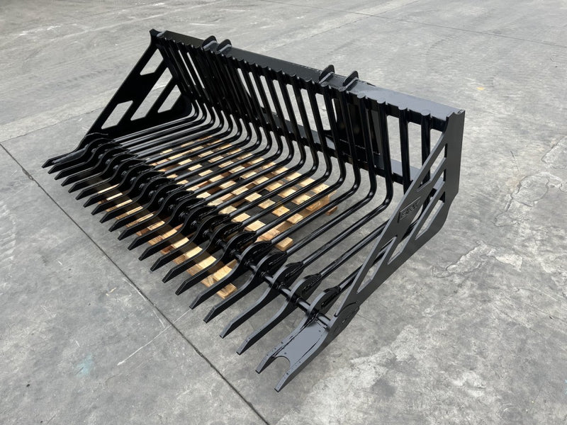 BUCKET GP - SKELETON 77 - 79, 2016 mm, Rod Tine Style - SKSBRT - 77 - Skid Steer Skeleton Bucket - Bedrock Attachments