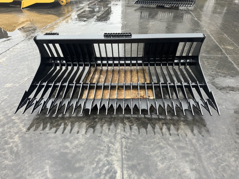 BUCKET GP - SKELETON 79,2017 mm (80 in), Plate Tine Style - SKSBPT - 79 - Skid Steer Skeleton Bucket - Bedrock Attachments
