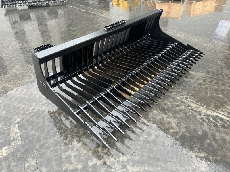 BUCKET GP - SKELETON 79,2017 mm (80 in), Plate Tine Style - SKSBPT - 79 - Skid Steer Skeleton Bucket - Bedrock Attachments