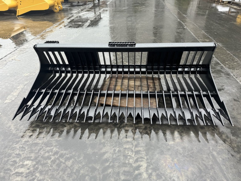 BUCKET GP - SKELETON 86,2182 mm (86 in), Plate Tine Style - SKSBPT - 86 - Skid Steer Skeleton Bucket - Bedrock Attachments