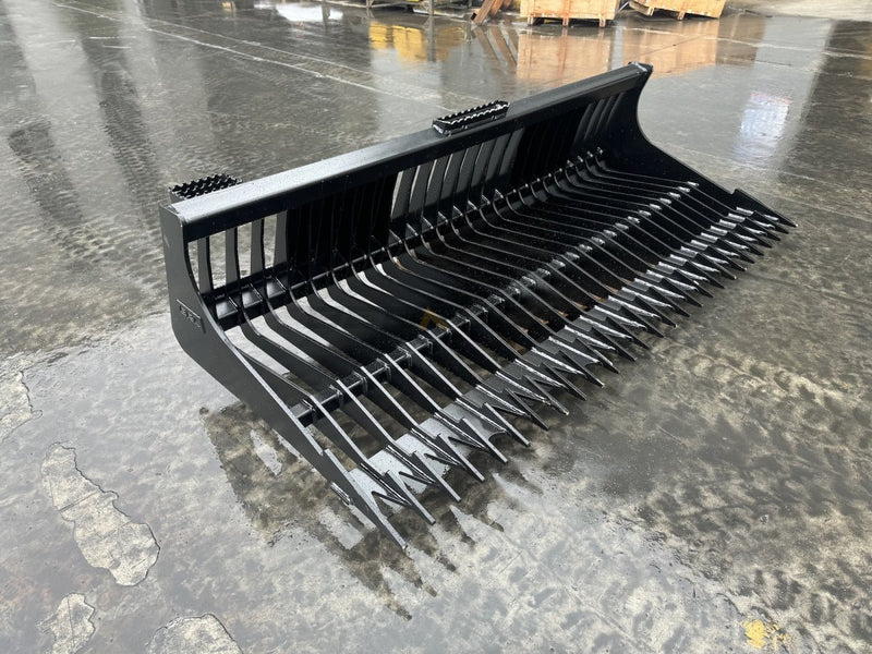 BUCKET GP - SKELETON 86,2182 mm (86 in), Plate Tine Style - SKSBPT - 86 - Skid Steer Skeleton Bucket - Bedrock Attachments