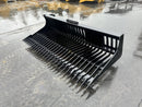 BUCKET GP - SKELETON 86,2182 mm (86 in), Plate Tine Style - SKSBPT - 86 - Skid Steer Skeleton Bucket - Bedrock Attachments