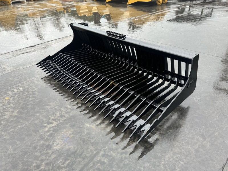 BUCKET GP - SKELETON 86,2182 mm (86 in), Plate Tine Style - SKSBPT - 86 - Skid Steer Skeleton Bucket - Bedrock Attachments