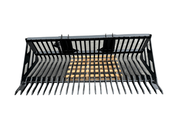 BUCKET GP - SKELETON 92 - 94,2397 mm, Rod Tine Style - SKSBRT - 92 - Skid Steer Skeleton Bucket - Bedrock Attachments