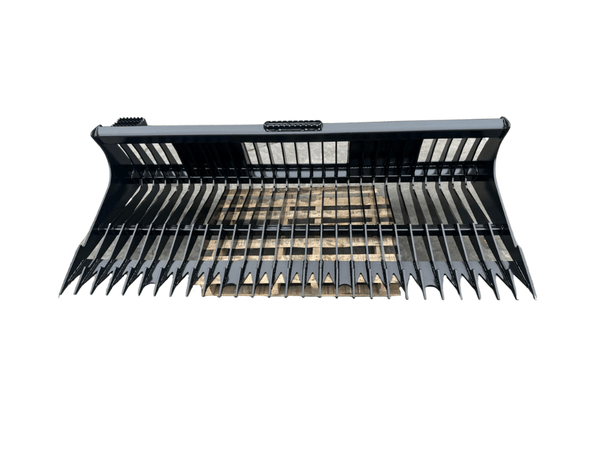BUCKET GP - SKELETON 93,2349 mm (92 in), Plate Tine Style - SKSBPT - 93 - Skid Steer Skeleton Bucket - Bedrock Attachments