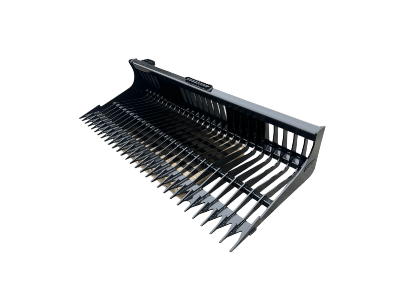 BUCKET GP - SKELETON 93,2349 mm (92 in), Plate Tine Style - SKSBPT - 93 - Skid Steer Skeleton Bucket - Bedrock Attachments