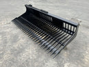 BUCKET GP - SKELETON 93,2349 mm (92 in), Plate Tine Style - SKSBPT - 93 - Skid Steer Skeleton Bucket - Bedrock Attachments