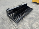 BUCKET GP - SKELETON 93,2349 mm (92 in), Plate Tine Style - SKSBPT - 93 - Skid Steer Skeleton Bucket - Bedrock Attachments