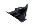CAT 3 Ton Mini Excavators, Trapezoidal V-Shape Bucket 12in, 0.14 m3, 2 x 40 mm Pins-EB303TZV-12-0.14-Excavator - Trapezoidal V-Shape-Bedrock Attachments