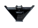 CAT 3 Ton Mini Excavators, Trapezoidal V-Shape Bucket 12in, 0.14 m3, 2 x 40 mm Pins-EB303TZV-12-0.14-Excavator - Trapezoidal V-Shape-Bedrock Attachments