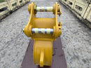CAT 320 Heavy Duty Bucket, 12in, 0.33m3, 2 Teeth. 2 x 80mm Pins, B Linkage-EB320BHD-18-0.33-Excavator Bucket-Bedrock Attachments
