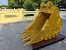CAT 320 Severe Rock Bucket, 36in, 0.81m3, 5 Teeth. 2 x 80mm Pins, B Linkage-EB320BSD-36-0.81-Excavator Bucket-Bedrock Attachments