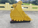CAT 320 Severe Rock Bucket, 48in, 1.19m3, 6 Teeth. 2 x 80mm Pins, B Linkage-EB320BSD-48-1.19-Excavator Bucket-Bedrock Attachments