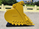 CAT 324 General Purpose Bucket, 48in, 1.58m3, 6 Teeth. 2 x 90mm Pins, CB Linkage-EB324CBGP-48-1.58-Excavator Bucket-Bedrock Attachments