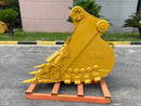 CAT 324 Heavy Duty Bucket, 30in, 0.70m3, 3 Teeth. 2 x 90mm Pins, CB Linkage - EB324CBHD-30-0.70 - Excavator Bucket - Bedrock Attachments