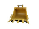 CAT 324 Heavy Duty Bucket, 42in, 1.12m3, 5 Teeth. 2 x 90mm Pins, CB Linkage-EB324CBHD-42-1.12-Excavator Bucket-Bedrock Attachments