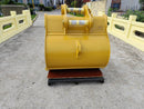 CAT 324 Heavy Duty Bucket, 54in, 1.54m3, 4 Teeth. 2 x 90mm Pins, CB Linkage-EB324CBHD-54-1.54-Excavator Bucket-Bedrock Attachments