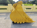 CAT 324 Heavy Duty Bucket, 60in, 1.76m3, 5 Teeth. 2 x 90mm Pins, CB Linkage-EB324CBHD-60-1.76-Excavator Bucket-Bedrock Attachments