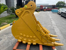 CAT 336 Heavy Duty Bucket, 30in, 0.73m3, 3 Teeth. S Pin 100mm & L Pin 90mm, DB Linkage - EB336DBHD-30-0.73 - Excavator Bucket - Bedrock Attachments