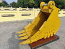 CAT 336 Heavy Duty Bucket, 36in, 0.95m3, 4 Teeth. S Pin 100mm & L Pin 90mm, DB Linkage-EB336DBHD-36-0.95-Excavator Bucket-Bedrock Attachments