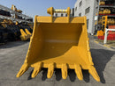 CAT 390 Heavy Duty Bucket, 87in, 6.0m3, 6 Teeth. S Pin 130mm & L Pin 120mm, HB Linkage - EB390HBHD-87-6.0 - Excavator Bucket - Bedrock Attachments