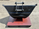 CAT 415-450 BHL D/E/F Backhoes, Trapezoidal V-Shape Bucket 16in, 0.34 m3, 45mm x 50mm Pins-EB416TZV-16-0.34-Excavator - Trapezoidal V-Shape-Bedrock Attachments