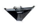 CAT 415-450 BHL D/E/F Backhoes, Trapezoidal V-Shape Bucket 16in, 0.34 m3, 45mm x 50mm Pins-EB416TZV-16-0.34-Excavator - Trapezoidal V-Shape-Bedrock Attachments