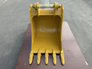 CAT 416/420 BKT PIN ON HD (610mm 24 - 6.2FT3 - 5 teeth) - EB416HD-24-0.21 - Backhoe Bucket - Bedrock Attachments