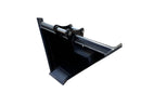 CAT 5 Ton Mini Excavators, Trapezoidal V-Shape Bucket 14in, 0.24 m3, 2 x 45 mm Pins-EB305TZV-14-0.24-Excavator - Trapezoidal V-Shape-Bedrock Attachments