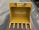 CAT Backhoe Loader 416 - 440 D/E/F Series, Heavy Duty Bucket, 36in, 0.30m3, 6 Teeth. 50mm Pin x 45mm Pin - EB416HD-36-0.30 - Backhoe Bucket - Bedrock Attachments