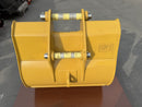 CAT Backhoe Loader 416 - 440 D/E/F Series, Heavy Duty Bucket, 36in, 0.30m3, 6 Teeth. 50mm Pin x 45mm Pin - EB416HD-36-0.30 - Backhoe Bucket - Bedrock Attachments