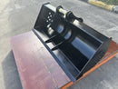 Cleaning Bucket fits CAT305 (51 - IN X 0.22 - CU M). 2 x 45mm Pins - EB305CL-51-0.22 - Excavator Bucket - Bedrock Attachments