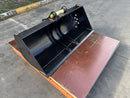 Cleaning Bucket fits CAT305, 51 - IN X 0.22 - CU M. 2 x 45mm Pins - EB305CL-51-0.22 - Excavator Bucket - Bedrock Attachments