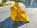 Cleaning Bucket fits CAT312, 48in, 0.6m3, 2 x 65mm Pins-EB312ACL-48-0.6-Excavator Bucket-Bedrock Attachments