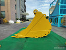 Cleaning Bucket fits CAT312, 48in, 0.6m3, 2 x 65mm Pins, with Teeth - EB312ACL-48-0.6-T - Excavator Bucket - Bedrock Attachments