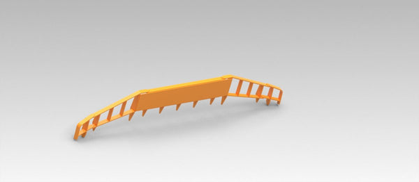 D7E S/U Blade Rock Guard - BRG - D7E - Bulldozer Tank Guard - Bedrock Attachments