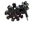 Excavator Compaction Group for 1 ton Mini Excavator, 12in width, 2 x 30mm Pins - ECMWG1T-12 - Excavator Compaction Wheel - Bedrock Attachments