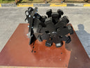 Excavator Compaction Group for 1 ton Mini Excavator, 16in width, 2 x 30mm Pins - ECMWG1T-16 - Excavator Compaction Wheel - Bedrock Attachments