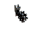 Excavator Compaction Group for 10 ton Mini Excavator / 450 Backhoe, 12in width, 2 x 60mm Pins - ECMWG10T-12 - Excavator Compaction Wheel - Bedrock Attachments