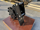 Excavator Compaction Group for 10 ton Mini Excavator / 450 Backhoe, 12in width, 2 x 60mm Pins - ECMWG10T-12 - Excavator Compaction Wheel - Bedrock Attachments