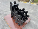 Excavator Compaction Group for 10 ton Mini Excavator / 450 Backhoe, 24in width, 2 x 60mm Pins - ECMWG10T-24 - Excavator Compaction Wheel - Bedrock Attachments