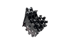 Excavator Compaction Group for 10 ton Mini Excavator / 450 Backhoe, 36in width, 2 x 60mm Pins - ECMWG10T-36 - Excavator Compaction Wheel - Bedrock Attachments