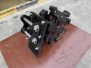 Excavator Compaction Group for 2 ton Mini Excavator, 12in width, 2 x 35mm Pins - ECMWG2T-12 - Excavator Compaction Wheel - Bedrock Attachments