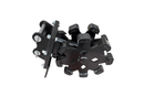 Excavator Compaction Group for 2 ton Mini Excavator, 12in width, 2 x 35mm Pins - ECMWG2T-12 - Excavator Compaction Wheel - Bedrock Attachments