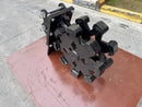 Excavator Compaction Group for 2 ton Mini Excavator, 12in width, 2 x 35mm Pins - ECMWG2T-12 - Excavator Compaction Wheel - Bedrock Attachments
