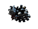 Excavator Compaction Group for 2 ton Mini Excavator, 22in width, 2 x 35mm Pins - ECMWG2T-22 - Excavator Compaction Wheel - Bedrock Attachments