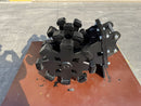 Excavator Compaction Group for 2 ton Mini Excavator, 22in width, 2 x 35mm Pins - ECMWG2T-22 - Excavator Compaction Wheel - Bedrock Attachments