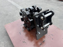 Excavator Compaction Group for 3 - 4 ton Mini Excavator, 16in width, 2 x 40mm Pins - ECMWG3T-16 - Excavator Compaction Wheel - Bedrock Attachments