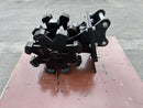 Excavator Compaction Group for 3 - 4 ton Mini Excavator, 16in width, 2 x 40mm Pins - ECMWG3T-16 - Excavator Compaction Wheel - Bedrock Attachments